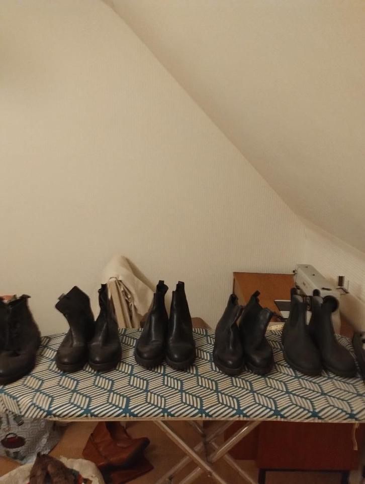 DAMES -WINTER LAARZEN LEDER KORT EN LANG, Kleding | Dames, Schoenen, Regenlaarzen, Zwart, Ophalen