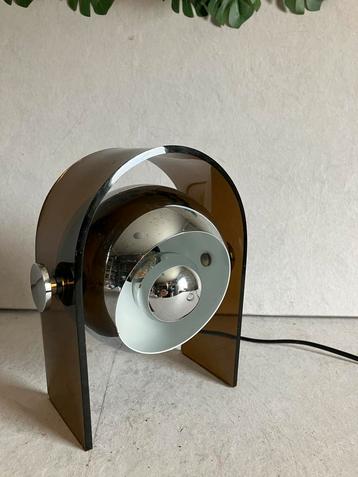 Space age eyeball vintage tafellamp verstelbaar chroom beschikbaar voor biedingen