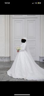 Gelinlik/Robe de mariée, Enlèvement, Comme neuf, Blanc, Robe de mariée