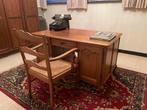 Massief houten bureau, Antiek en Kunst, Ophalen