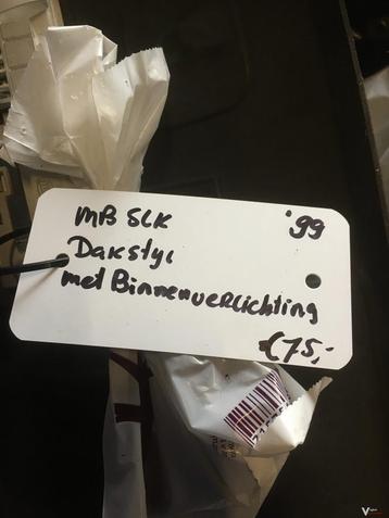 Mercedes SLK 1999 dakstijl met binnenverlichting beschikbaar voor biedingen