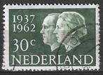 Pays-Bas 1962 - Yvert 746 - Jubilé d'argent (ST), Envoi, Affranchi