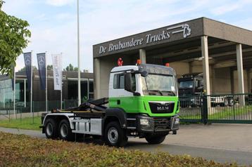 MAN TGS 33.400 6X4 - 2014 - 407.600 KM - EURO 6 - CONTAINER, Autos, Achat, Euro 6, Entreprise, 2 places