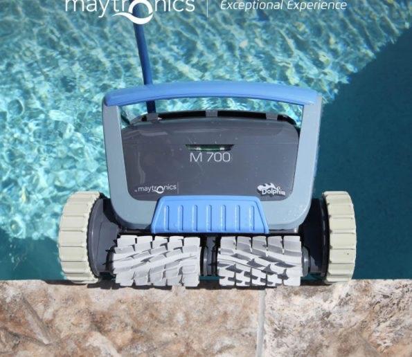 Zwembadrobot Dolphin M700 TOPMODEL – ALS NIEUW!, Tuin en Terras, Zwembad-toebehoren, Zo goed als nieuw, Overige typen, Ophalen of Verzenden