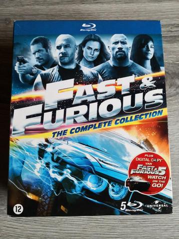 Blu-ray box fast and the furious 1,2,3,4,5  beschikbaar voor biedingen