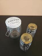 3 voorraadpotten., Antiek en Kunst, Ophalen