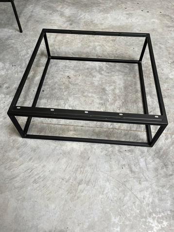 Salontafelframe zware kwaliteit in staal mat zwart beschikbaar voor biedingen