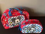 Grote en kleine zak Mickey Mouse, Handtassen en Accessoires, Tassen | Reistassen en Weekendtassen, Ophalen, Zo goed als nieuw