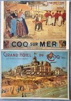 2 retro postkaarten Le Coq sur Mer, Verzamelen, Ophalen of Verzenden