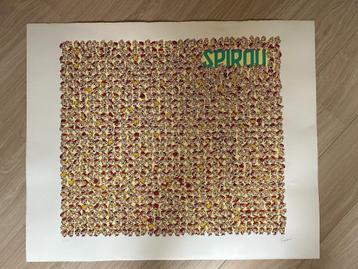 Franquin - Spirou - Sérigraphie Les 1000 têtes de Spirou  beschikbaar voor biedingen