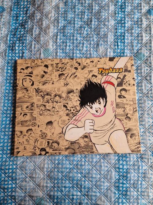 Captain tsubasa - manga kunst, Antiek en Kunst, Kunst | Overige Kunst, Ophalen of Verzenden