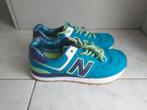 Ongedragen New balance sneakers blauw/groen/wit maat 38, Ophalen of Verzenden, Nieuw, Jongen, Schoenen