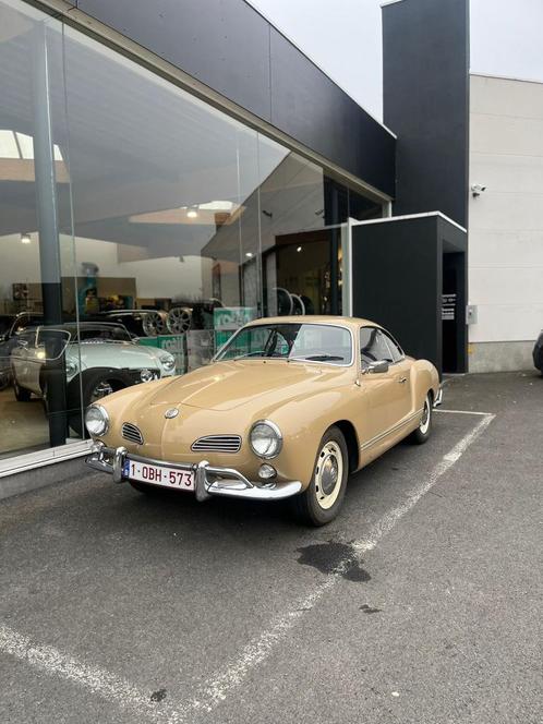 Karmann Ghia 1967 automaat, Auto's, Volkswagen, Bedrijf, Te koop, Overige modellen, Benzine, Coupé, 2 deurs, Automaat, Beige, Zwart