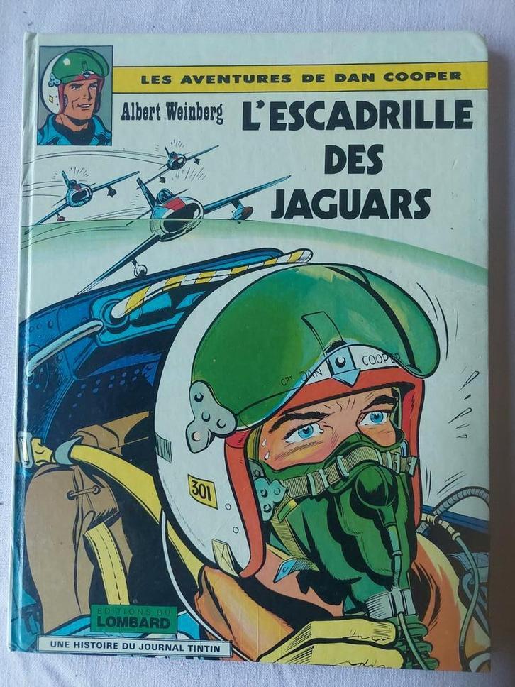 Dan Cooper L'escadrille des Jaguars Albert Weinberg 1974, Boeken, Stripverhalen, Gelezen, Ophalen of Verzenden