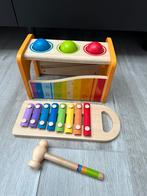 Hape houten hamerbank en xylofoon, Ophalen, Zo goed als nieuw, Overige typen