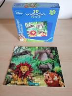 ravensburger 3D puzzel jungle book 80 stuks, Enfants & Bébés, Jouets | Puzzles pour enfants, Comme neuf, Plus de 50 pièces, Envoi