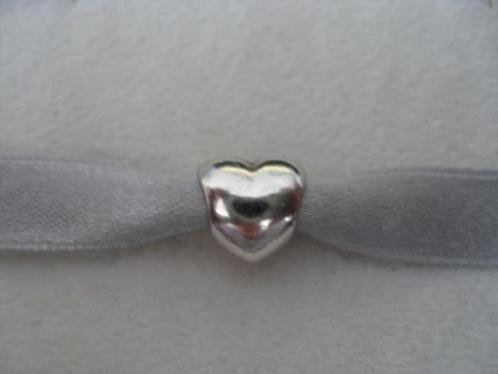 Pandora bedel hart, Handtassen en Accessoires, Bedels, Pandora, Zilver, 1 bedel, Ophalen of Verzenden