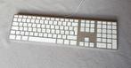 Apple Magic Keyboard met numeriek toetsenblok AZERTY, Computers en Software, Toetsenborden, Bedraad, Azerty, Gebruikt, Ophalen of Verzenden
