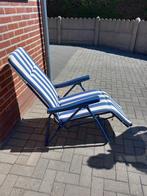 2 tuinstoelen, Tuin en Terras, Tuinstoelen, Ophalen, Zo goed als nieuw, Metaal, Inklapbaar