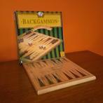 Houten backgammon, Ophalen of Verzenden, Zo goed als nieuw