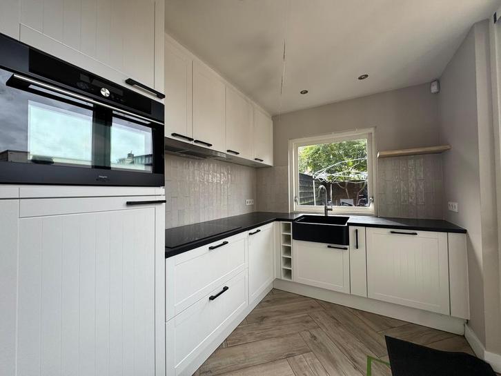 Zeer Nette Complete Hoekkeuken + Apparatuur + GEDEMONTEERD, Huis en Inrichting, Keuken | Complete keukens, Zo goed als nieuw, Hoekkeuken