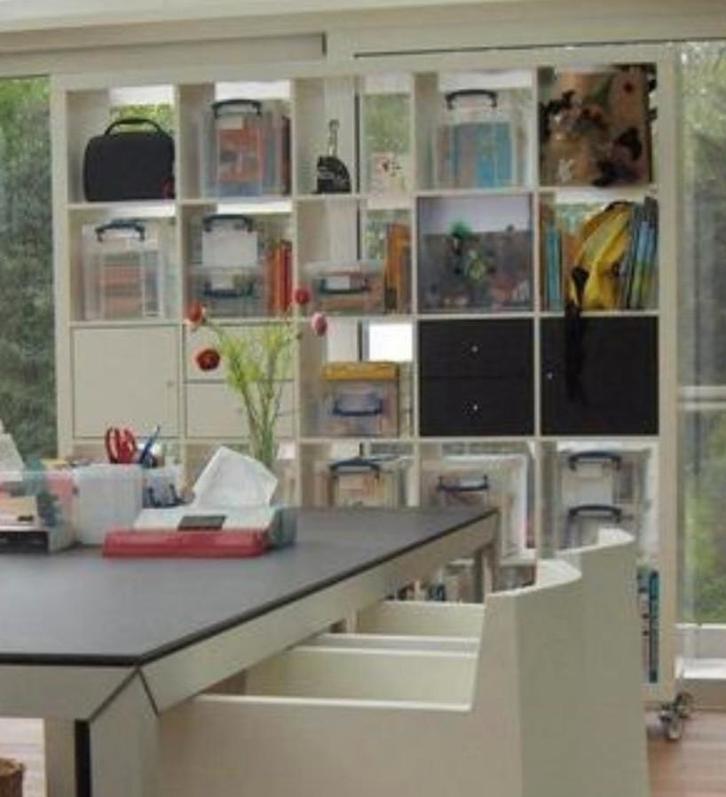 Expedit / kallax kast 25 vaks., Huis en Inrichting, Kasten | Wandmeubels, Gebruikt, Ophalen