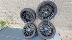 17inch JR velgen 4x100 japan racing, Auto-onderdelen, Banden en Velgen, Ophalen, 17 inch, Velg(en)