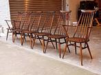 Vintage Lucian Randolph Ercolani eetkamerstoelen uit de jare, Huis en Inrichting, Stoelen, Ophalen, Zo goed als nieuw, Hout