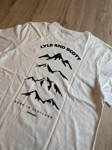 T-shirt Lyle & Scott en blanc - XL beschikbaar voor biedingen