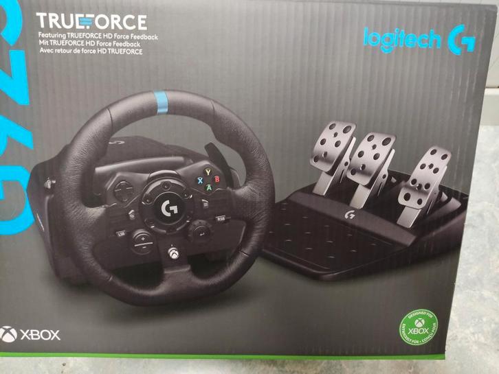 Volant et pédales + levier de vitesses Logitech, Games en Spelcomputers, Spelcomputers | Xbox | Accessoires, Zo goed als nieuw