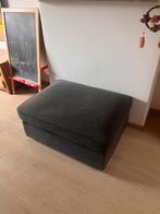 Voetenbank Ikea Kivik met opbergruimte, Ophalen, Gebruikt, Vierkant, Stof