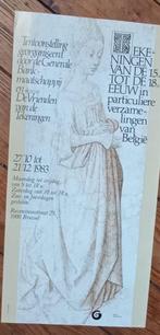 affiche Generale Bank Brussel 1983 tekeningen 15de 18de eeuw, Antiek en Kunst, Ophalen of Verzenden