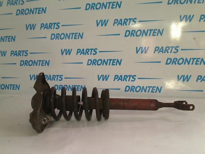 Schokdemperpoot rechts-voor van een Audi A6, Auto-onderdelen, Ophanging en Onderstel, Audi, Gebruikt, 3 maanden garantie, Ophalen of Verzenden