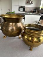 2 koperen potten, Antiek en Kunst, Antiek | Brons en Koper, Ophalen