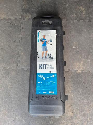 Kit de poids Domyos 50 kg, Comme neuf, Enlèvement, Autres types, Métal