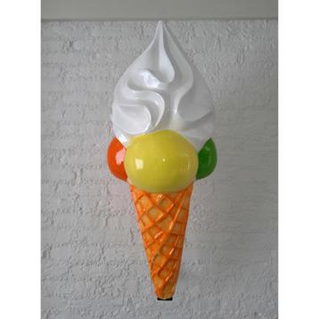Reclame ijsje schepijsje 90 cm - gevelijsje 3 bol schepijs beschikbaar voor biedingen