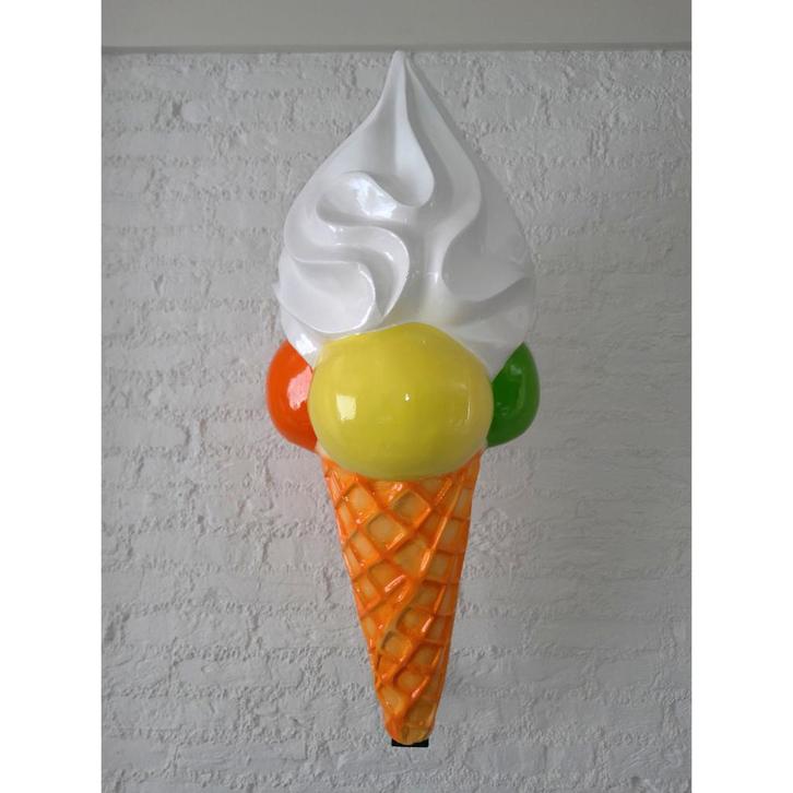 Reclame ijsje schepijsje 90 cm - gevelijsje 3 bol schepijs, Verzamelen, Merken en Reclamevoorwerpen, Nieuw, Ophalen
