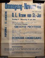 affiche ommegang-noveen 1961 poperinge, Ophalen of Verzenden