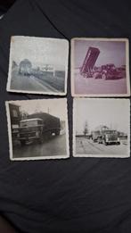 4 foto's van DAF-vrachtwagens uit de jaren 60, Verzamelen, Ophalen of Verzenden, Zo goed als nieuw