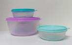 Tupperware™ « Petit Set Bol Espace » pastel, Envoi, Neuf, Bleu, Récipient ou Bol