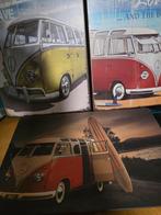 3 metalen platen volkswagen transporter, Boeken, Ophalen of Verzenden, Zo goed als nieuw, Volkswagen