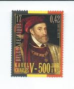 postzegel 500‑jarig jubileum van Keizer Karel V (1500–2000)., Postzegels en Munten, Koninklijk huis, Niet gestempeld, Ophalen of Verzenden