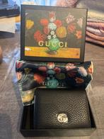 Portefeuille porte-cartes Gucci Marmont, Handtassen en Accessoires, Zwart, Nieuw, Leder, Ophalen