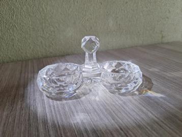 Baccarat Crystal Antieke peper en zouthouder 