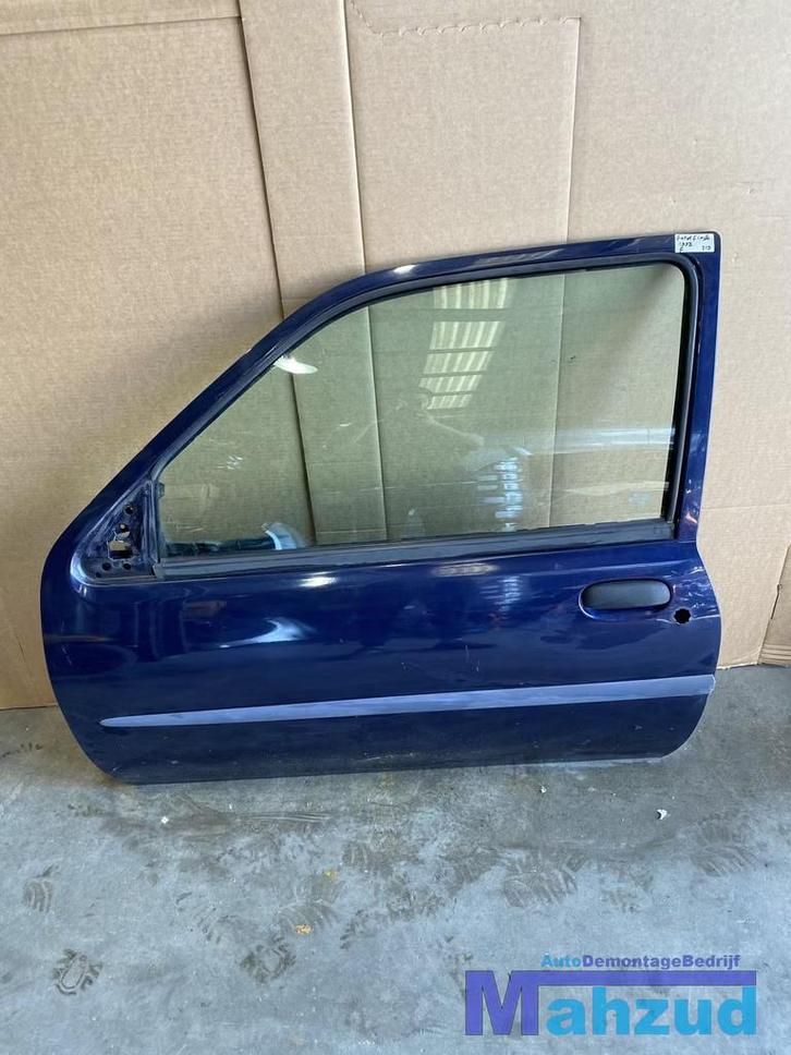 FORD FIESTA 4 Blauw LINKS Linker deur portier 1998-2001, Auto-onderdelen, Carrosserie, Deur, Ford, Gebruikt