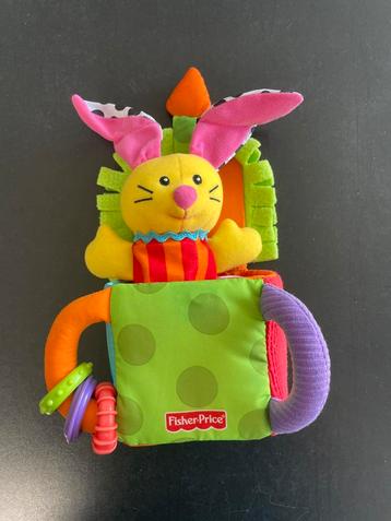 Fisher-price konijn dat uit doosje springt beschikbaar voor biedingen