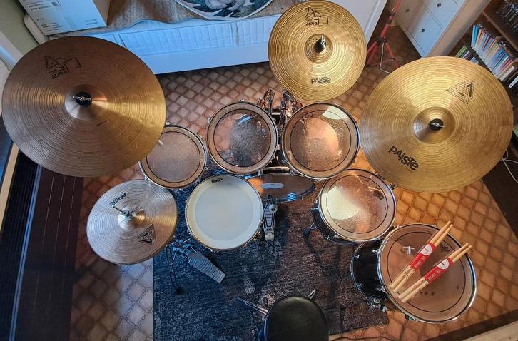 pearl  drumstel, Musique & Instruments, Batteries & Percussions, Utilisé, Pearl, Enlèvement