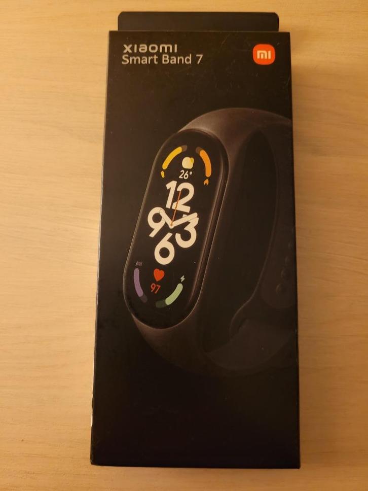 Nieuw Xiaomi Smart Band 7 zwart horloge, Handtassen en Accessoires, Smartwatches, Nieuw, Android, Zwart, GPS, Ophalen of Verzenden