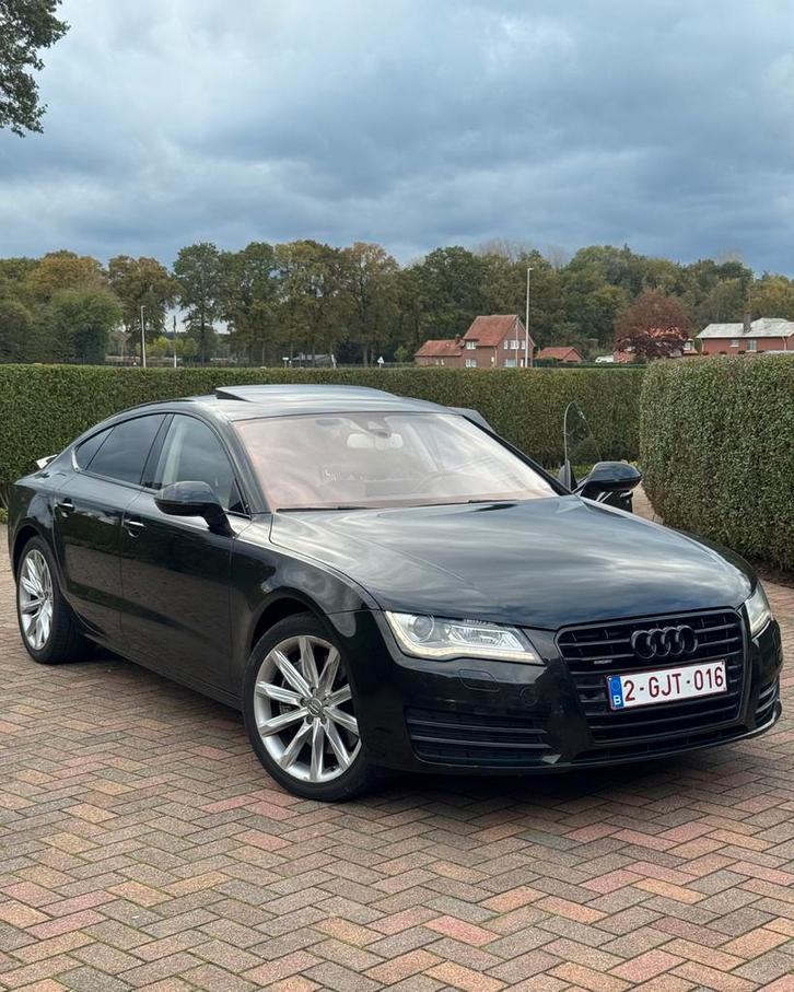 Audi A7 3.0 TFSI Quattro 300pk - Schuifdak - Luchtvering, Auto's, Audi, Particulier, A7, 4x4, Achteruitrijcamera, Adaptieve lichten
