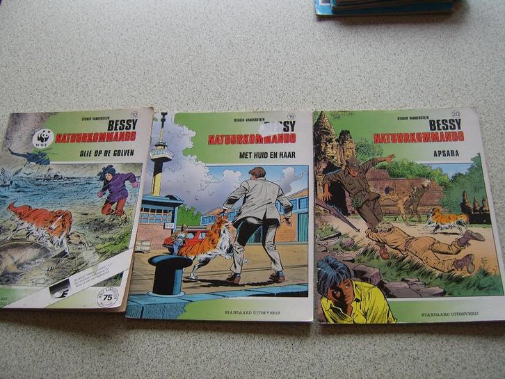 Stripverhalen van Bessy en Bessy natuurkommando, Boeken, Stripverhalen, Zo goed als nieuw, Meerdere stripboeken, Ophalen of Verzenden